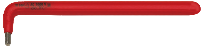 Haakse Inbussleutel 225 1000V lang DIN 911L dompel geïsoleerd 200mm 8mm