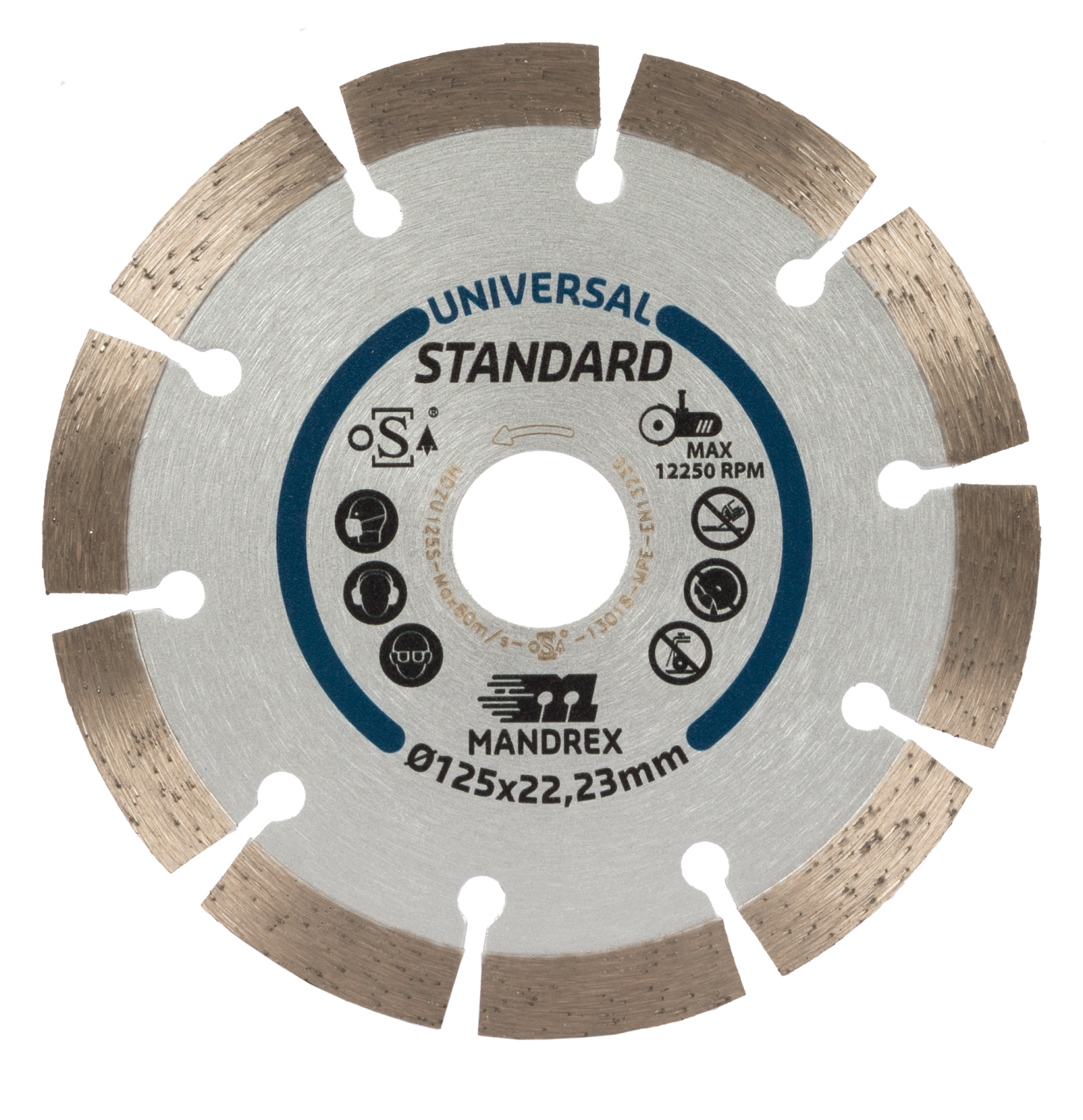 Universeel Standaard Diamantzaagblad MDZU125S 125mm