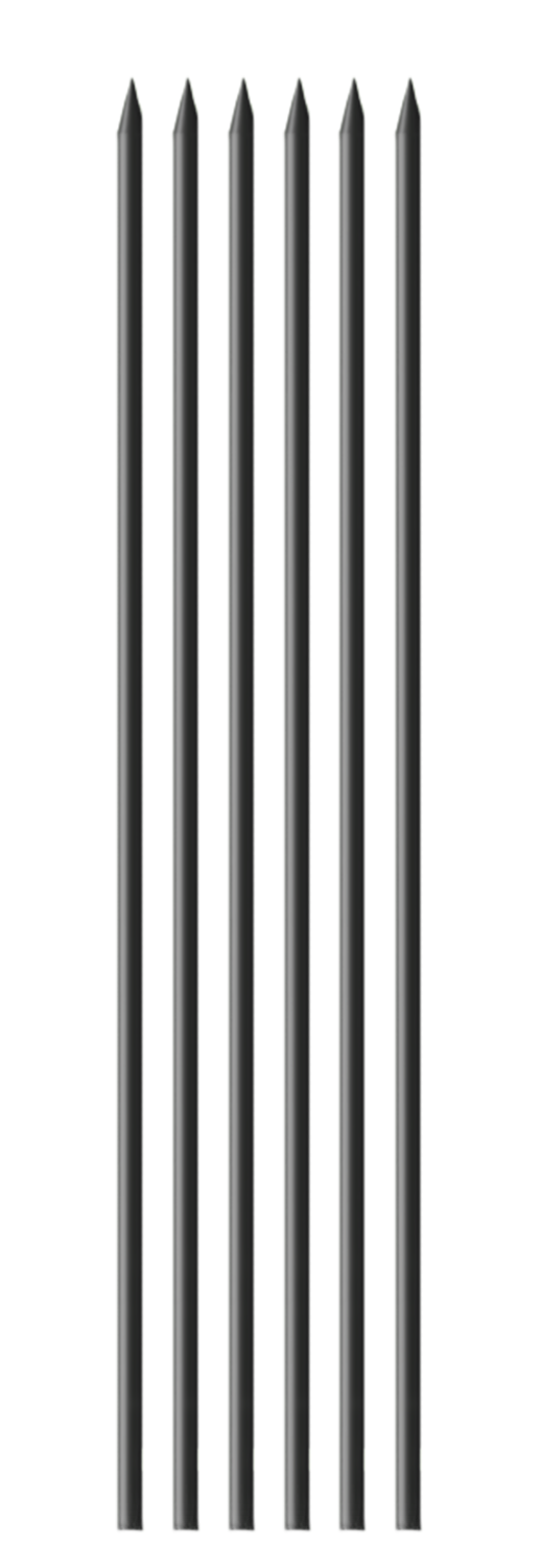 TRACER Navulling Markeerpotlood ALH1 4 x zwart + 2 x geel in Houder.png