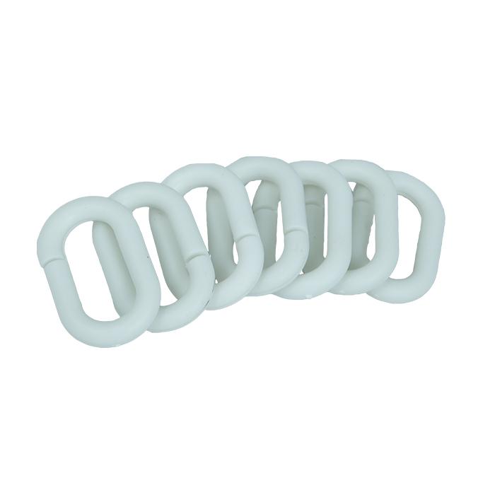 Lockout Verbindingsschakel Kunststof Ketting Wit (10 stuks)