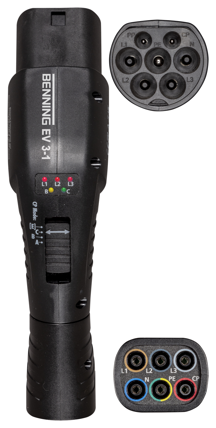 EV 3-1 Laadstation Tester en Meetadapter