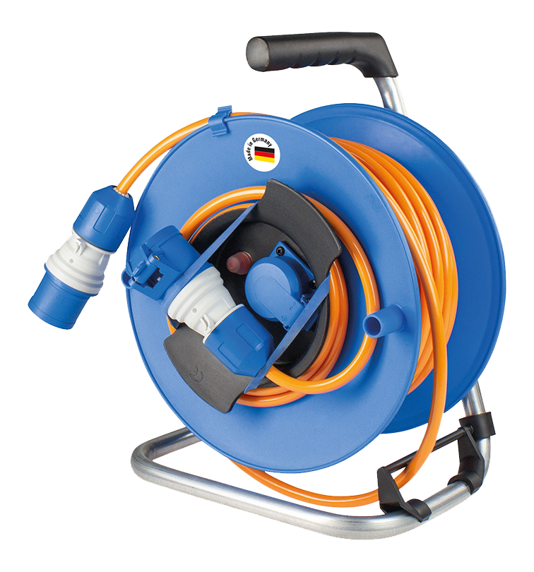 Camping CEE Powerlight Kabelhaspel 230V/16A IP44 H07BQ-F 3G2.5 25m