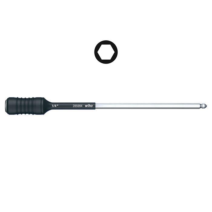 Bithouder met kogelkop Momentschroevendraaier normale handgreep 1/4" 2859 162mm