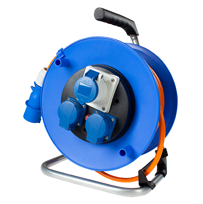 Camping CEE Powerlight Kabelhaspel 230V/16A IP44 H07BQ-F 3G2.5 25m